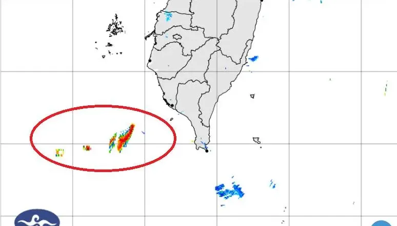 雷達回波圖拍下詭異紀錄　鄭明典推測恐是「軍事活動」