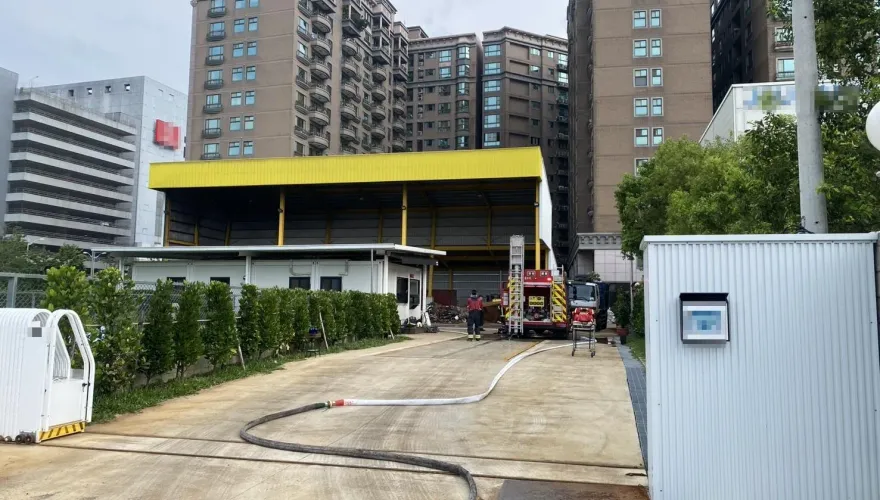 桃園蘆竹鋼鐵公司火警！ 消防41人急救援　無人傷亡