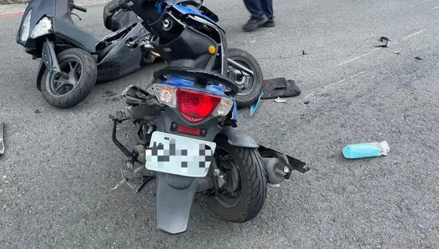 影/新北永和三機車嚴重車禍！74歲翁左彎遭撞不治