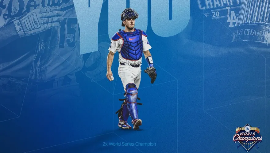 MLB/道奇11年資深2冠捕手遭DFA　升上農場大物接班