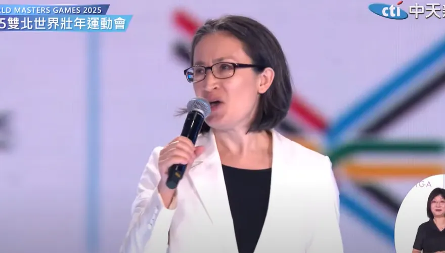 出席世壯運開幕式　蕭美琴同框蔣萬安、侯友宜：ENJOY！