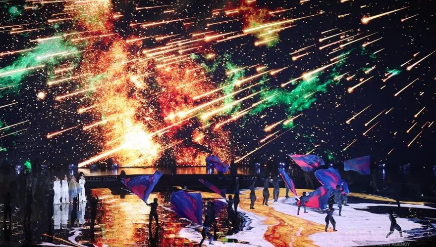 世壯運台北大巨蛋開幕　選手進場多國國旗現身