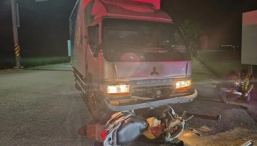 泡湯慘成黃泉路！宜蘭貨車撞雙載機車「夫死妻重傷」