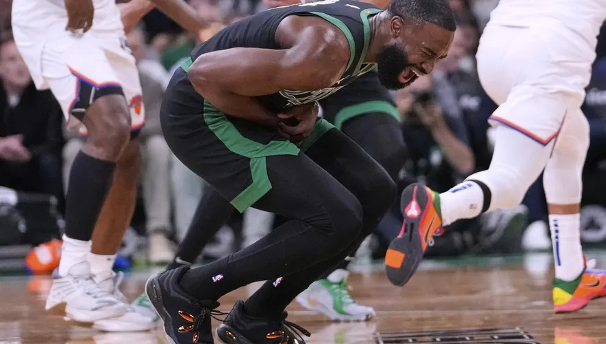 NBA/塞爾提克傷兵潮延燒！杰倫布朗也倒下　右膝半月板撕裂恐動刀