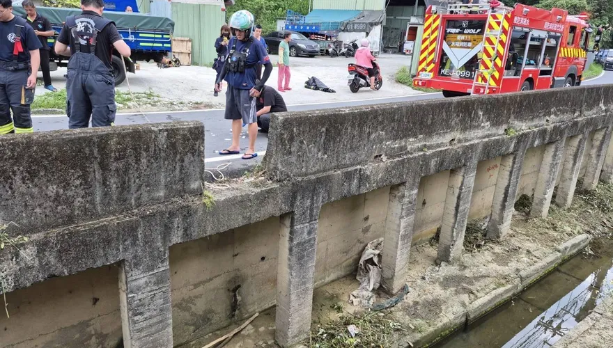 新北男墜落3米深溝頭部重創　無呼吸心跳送醫搶救