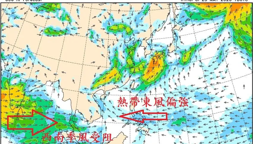 梅雨季將至？　鄭明典：入梅條件只差西南季風到位