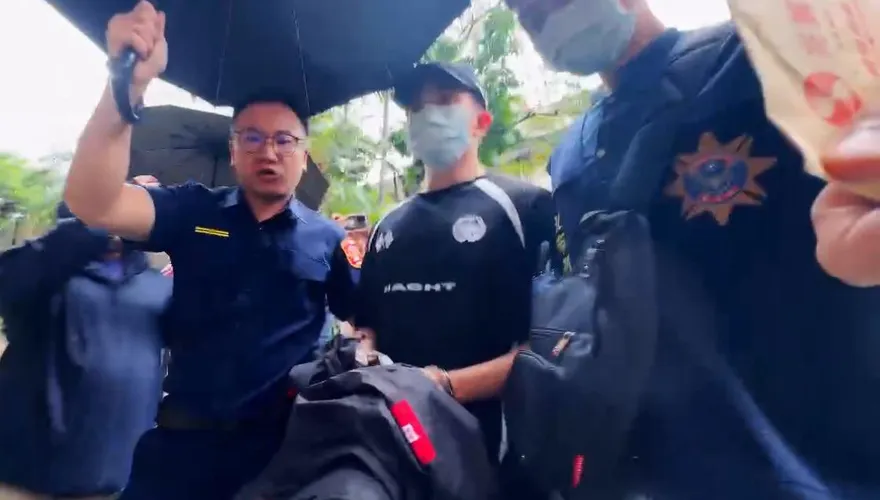 影/孫生涉性侵偷拍遭拘提　北市警方上銬移送北檢