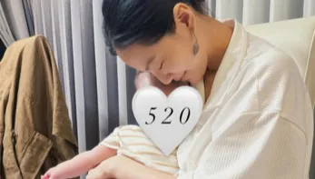 現蹤信義區拍貼！曾之喬產後3個月「辣露事業線」　二胎進度曝光