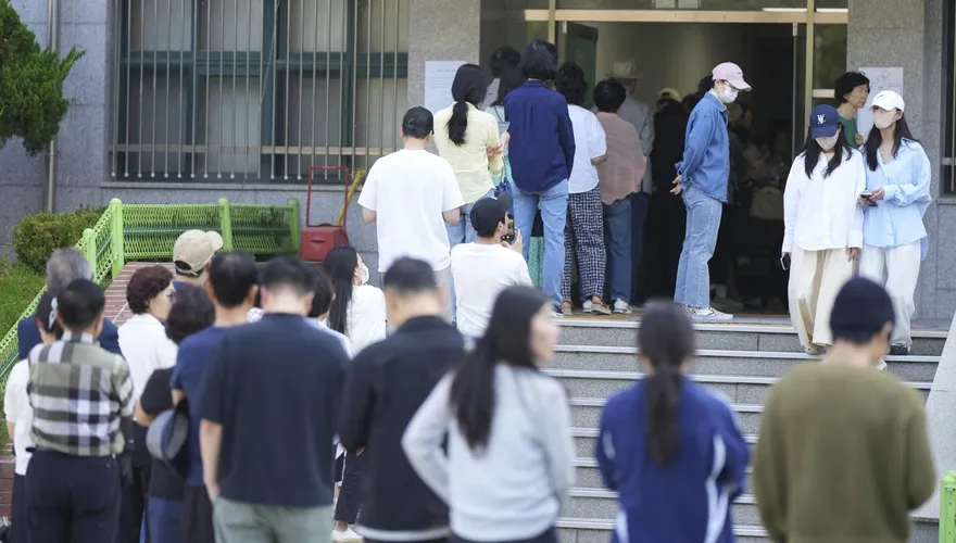 南韓總統補選下午1點投票率已破6成　創同期新高記錄