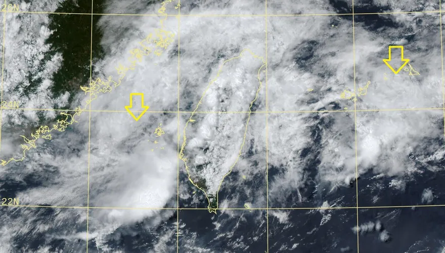 鋒面雲帶驚見「渦旋」　鄭明典示警：強降雨機率越來越高