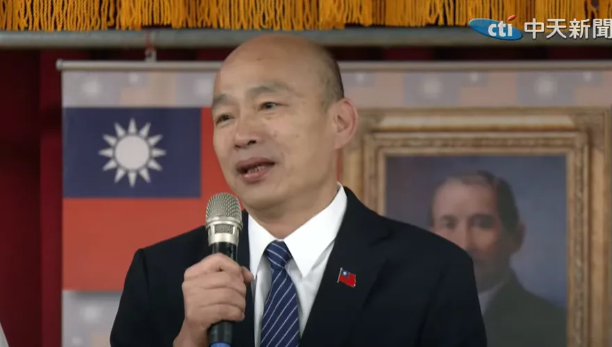 韓國瑜因航班延誤　今反罷免活動改影片助講