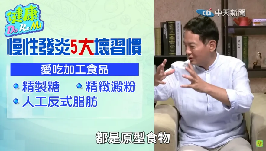 健康Do Re Mi/「慢性發炎＝癌症」？醫師揭5習慣正在毒害你