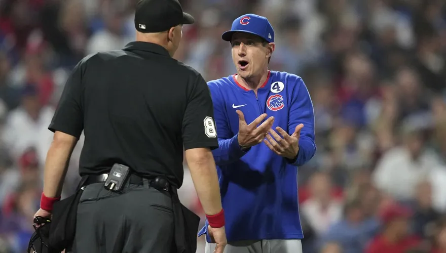 MLB/連兩戰都被逐出場！小熊教頭火很大　延長賽1分飲恨