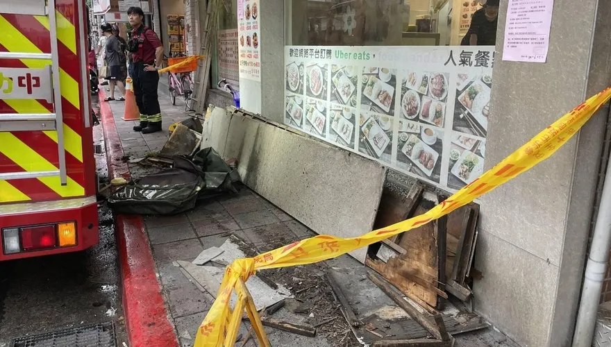 北市17歲少年8F墜樓　撞擊2樓招牌骨折送醫