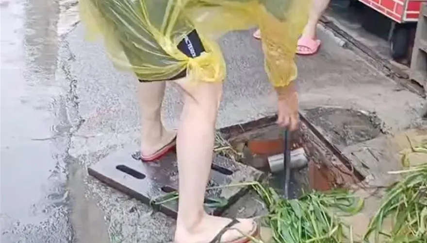 淹水兇手找到了！　高雄大樹水溝清出600kg雜草