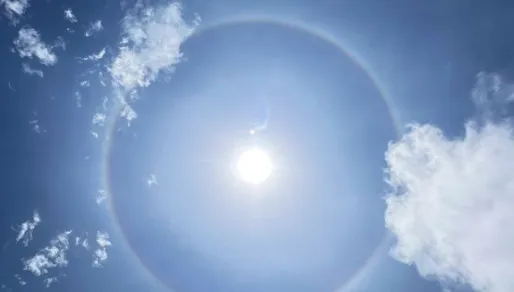 澎湖七美驚現「日暈奇景」！氣象局示警：天氣將大轉彎