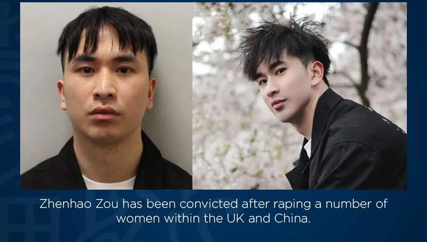 陸博士生下藥侵犯10女還「蒐集戰利品」　英國法院重判無期徒刑