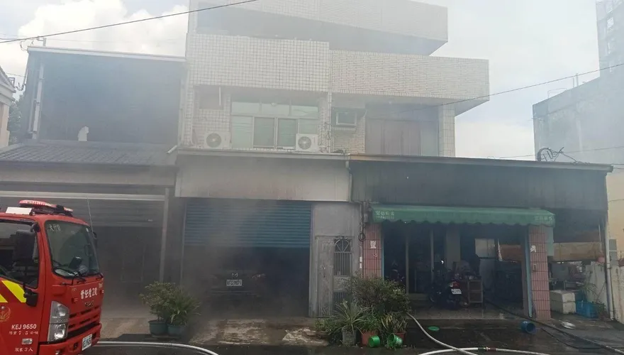 彰化透天厝大火！無人機都出動了　救災畫面直擊