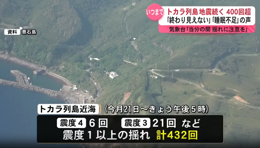 又搖了！鹿兒島晚間2地震「最大震度3」　至今平均每小時4震
