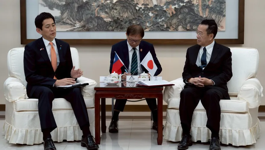 接見日本眾議員小林鷹之　顧立雄盼兩國深化交流