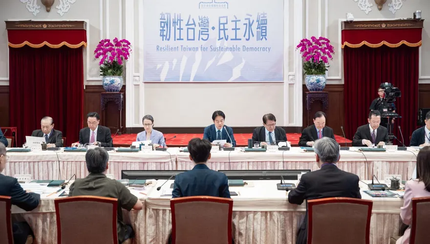 賴清德主持全社會防衛韌性4次會議　漢光41號臂章曝光