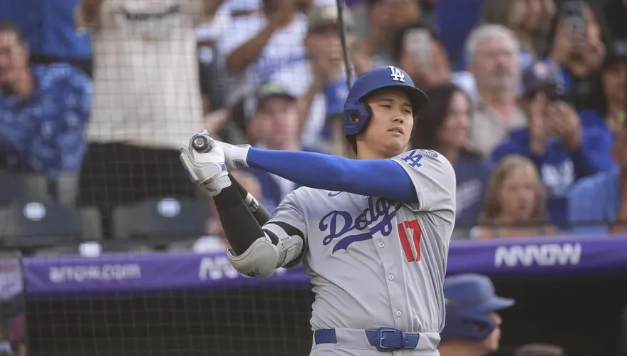 MLB/大谷翔平28轟出爐！球直落進道奇隊友手套