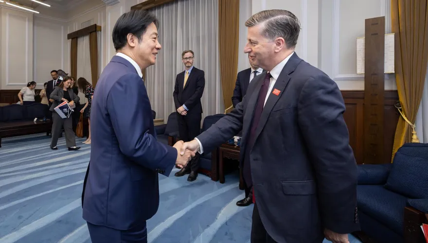 賴清德接見英國商業貿易部副大臣　盼支持台灣加入CPTPP