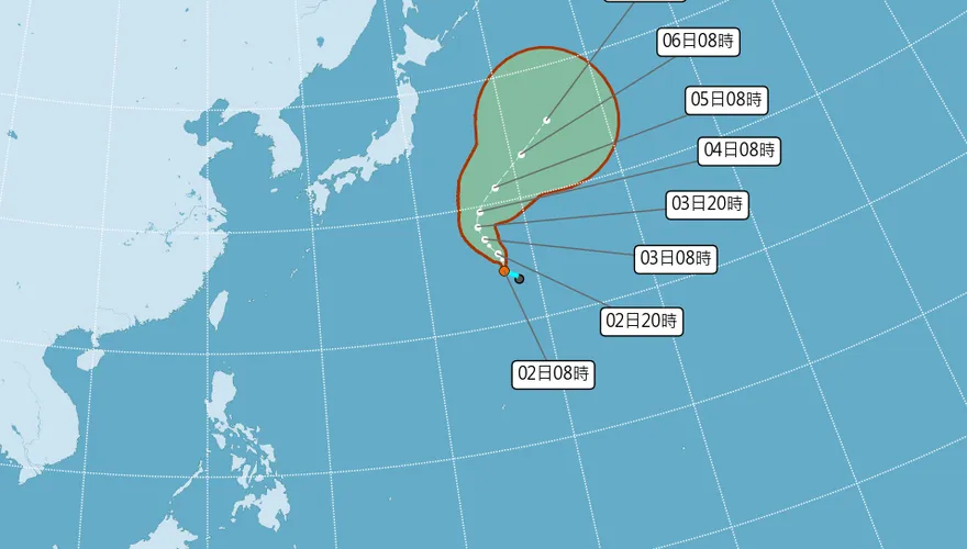 「木恩」颱風將生成！氣象署估朝北北西走　無直接影響台灣