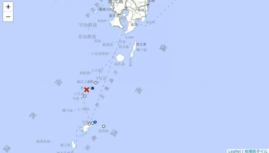 鹿兒島外海搖不停！今晨3起「規模4以上」地震　秋田也晃了