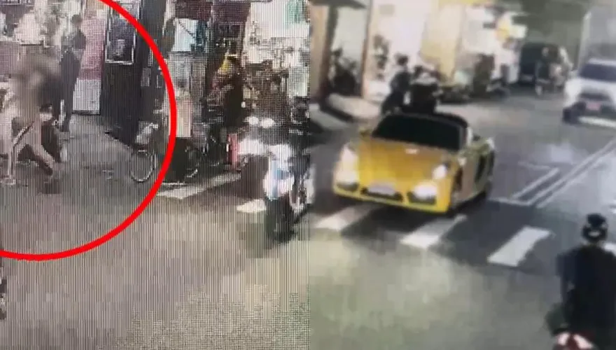 影/新北2機車騎士行車糾紛　21歲男撂爸狠揍外送員