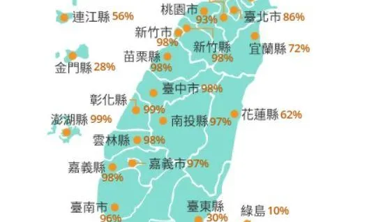丹娜絲時速18公里往東北　11縣市暴風圈侵襲率飆破90%