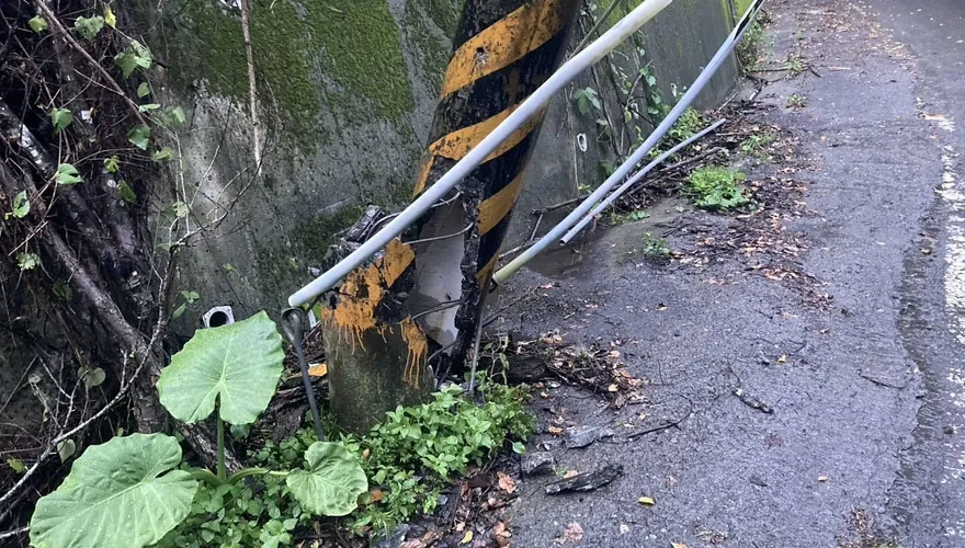 中颱丹娜絲釀災情！嘉義電桿斷裂停電　台電即刻搶修恢復供電