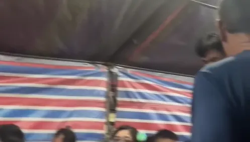 影/颱風來襲照樣吃！民眾風雨中開席大啖引熱議　網驚呆：腦洞大開