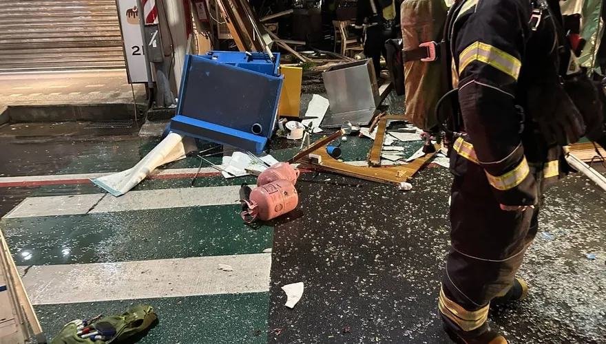 影/桃園車站商圈嚴重爆炸最新！工人「全身燒傷近5成」