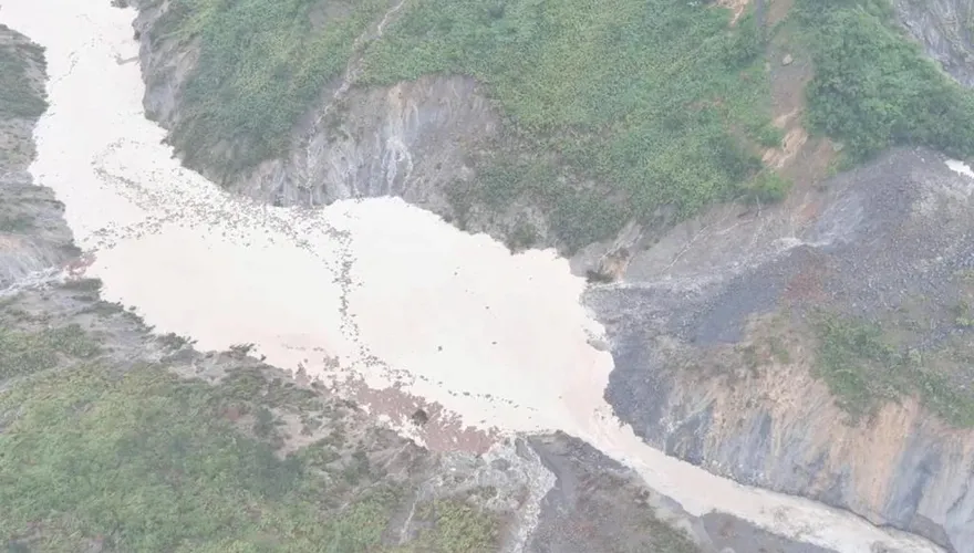 雲林草嶺堰塞湖「潰湖危機」解除　水位大降23公尺恢復通洪