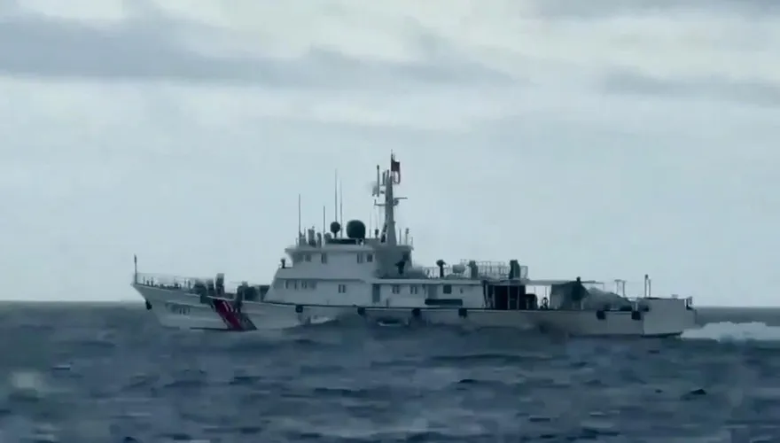 影/大陸4海警船再度侵擾金門海域　海巡併航監控驅離