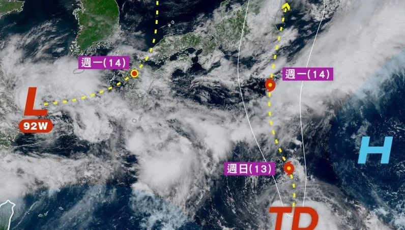 明3地飆36度高溫！專家示警下週「雙颱夾擊」：遊日注意