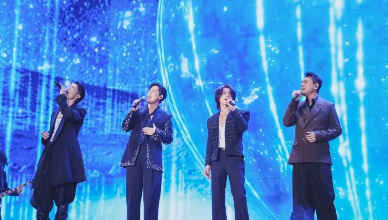 密謀兩年！F4復合「內幕曝」 周渝民登大巨蛋笑：第一次來五月天演唱會