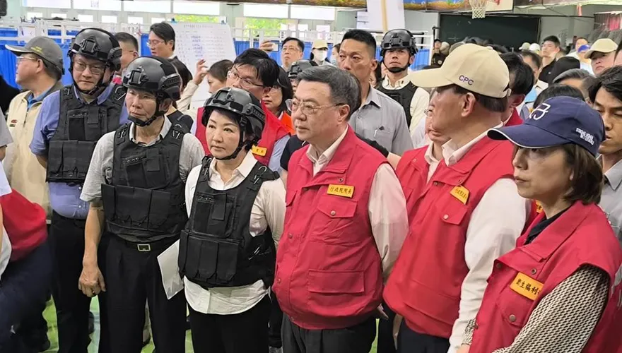 視察城鎮韌性演習讚逼真　卓榮泰：台灣要自立自強