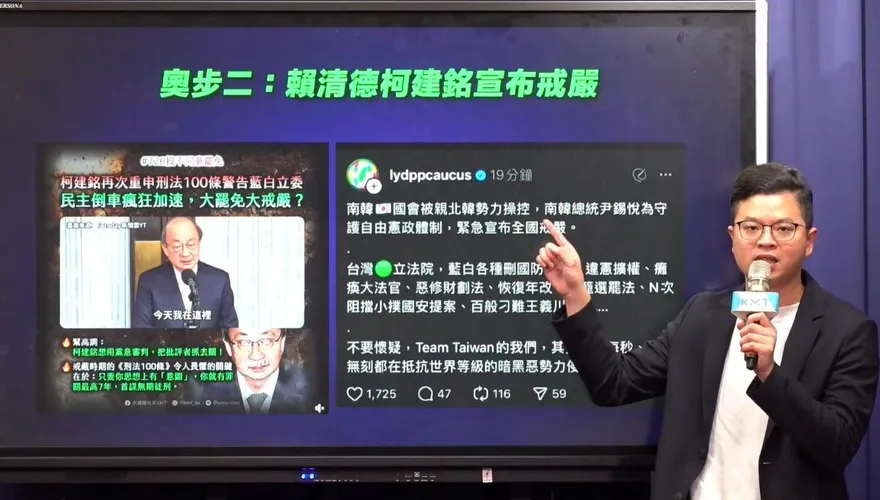 大罷免前宣佈戒嚴？國民黨示警罷免「十大奧步」
