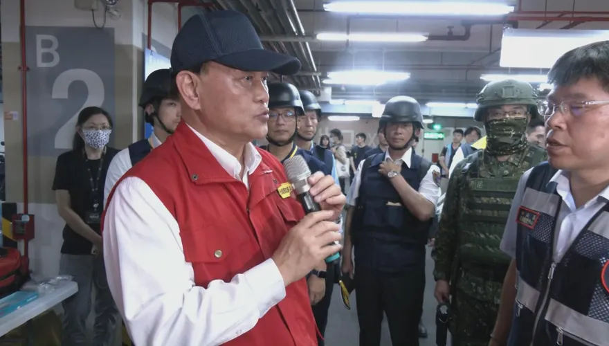 蔣萬安指揮官注意！止血帶呢？政委視察演習給了「3點建議」