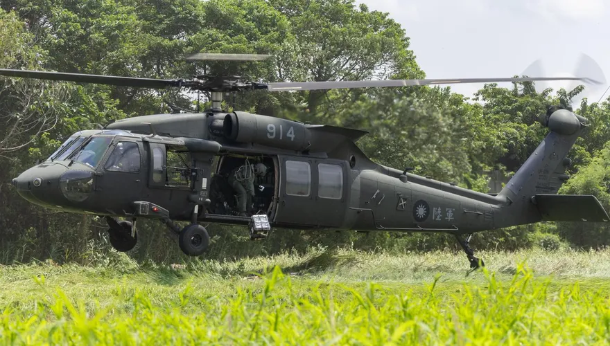 漢光41號持久作戰　陸航第602旅UH-60M空中快遞支援