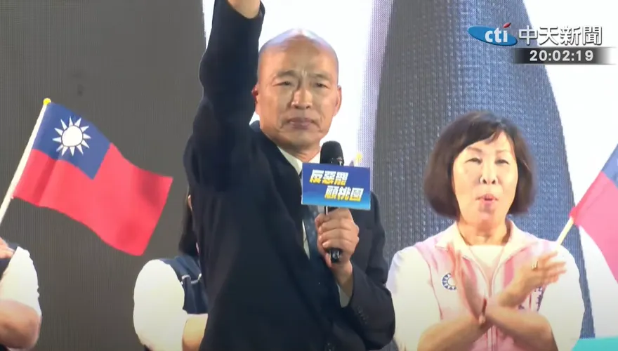 影/桃園開唱〈夜襲〉！韓國瑜：726台灣民主走到懸崖邊
