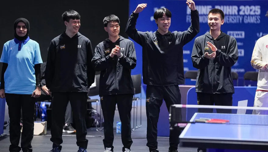 中華隊贏了！世大運桌球男團奪金　馮翊新：頭皮發麻