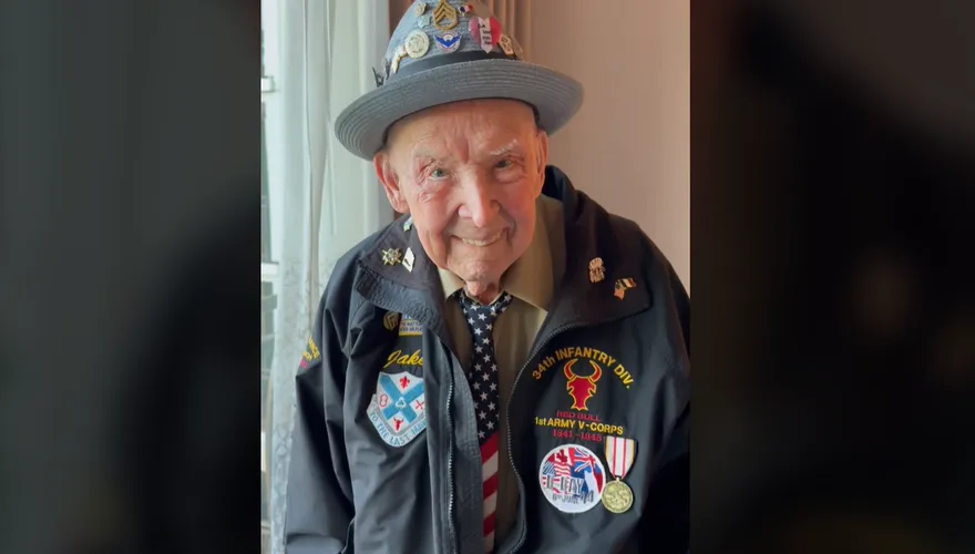 二戰老兵變百萬網紅　「傑克老爹」102歲辭世