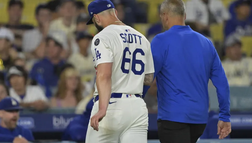 MLB/門沒關好還傷退　道奇守護神史考特恐進傷兵名單
