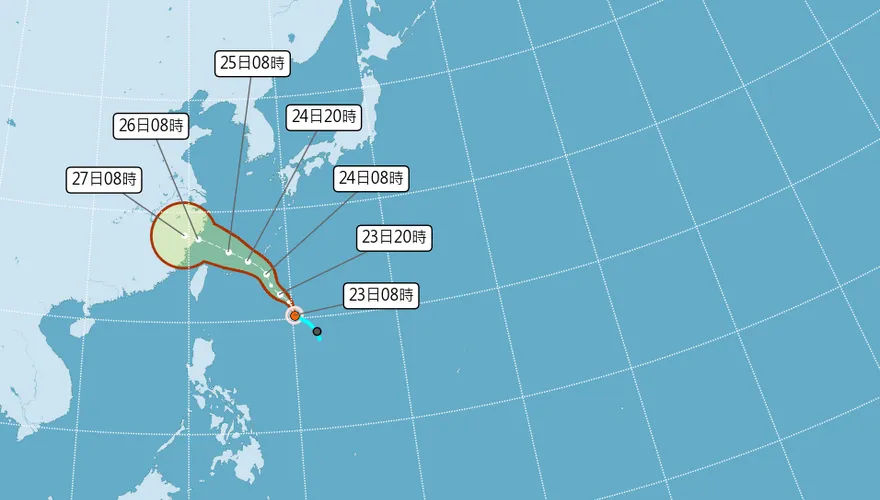 范斯高颱風逼近！連2天全台炸雨　東北部、北部雨最猛