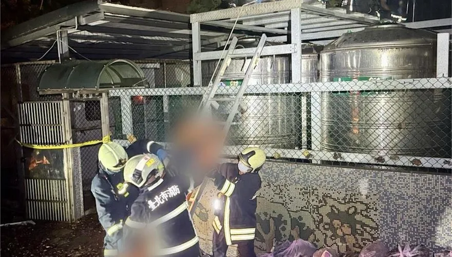 士林某校園驚見男屍！　水電師傅疑觸電身亡