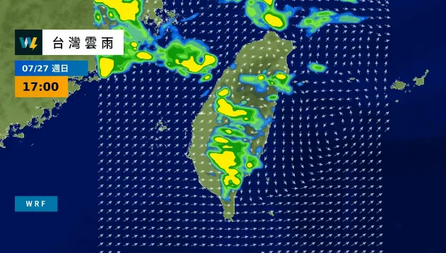 竹節草掰掰　中南部迎西南風「慎防雨彈狂襲」
