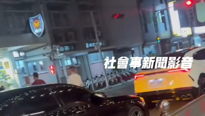影/台中派出所前豪車聚集！竟是住戶糾紛撂11人助陣